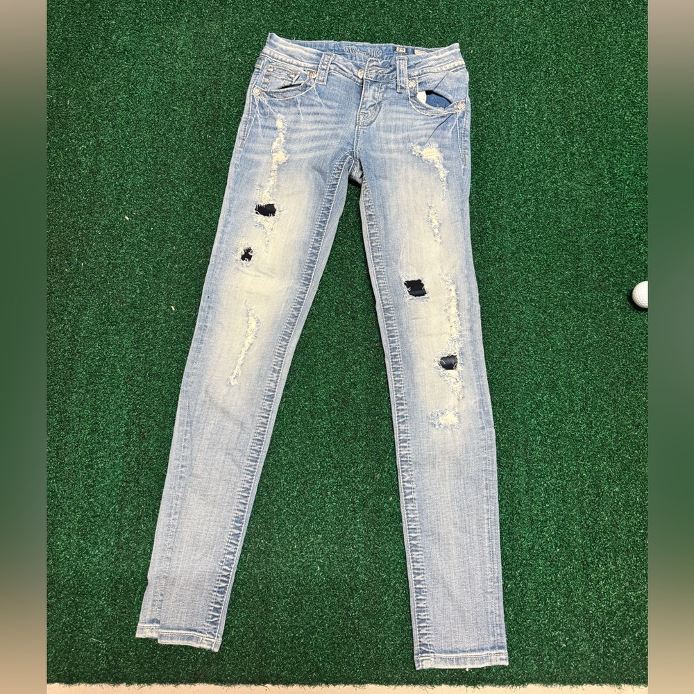 Miss Me Signature Ankle Skinny Jeans SZ 25